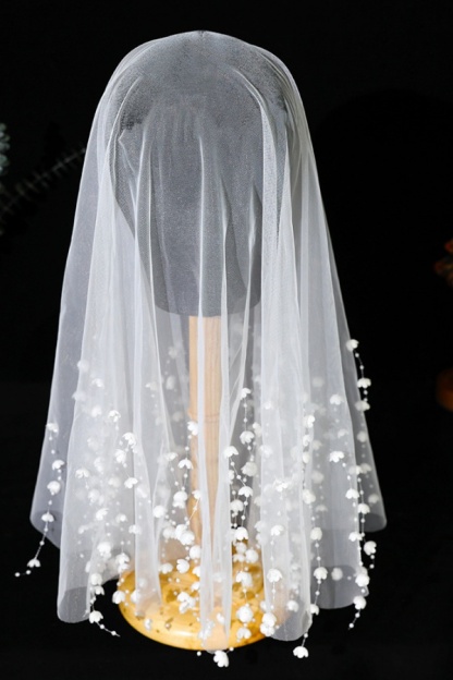 Floral Wedding Bridal Veil Bride To Be Gift Wedding