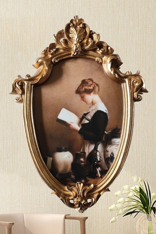 Vintage Photo Frame Retro Home Art Frame Hanging Painting