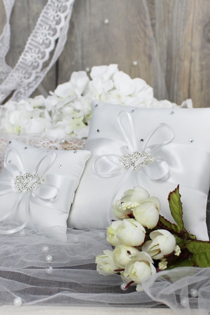 Wedding Ring Pillow Ring Bearer Cushion for Wedding Party