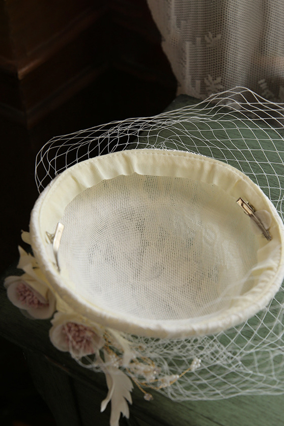 Hat Fascinator Headband 3D Floral Top Hat for Derby Tea Party