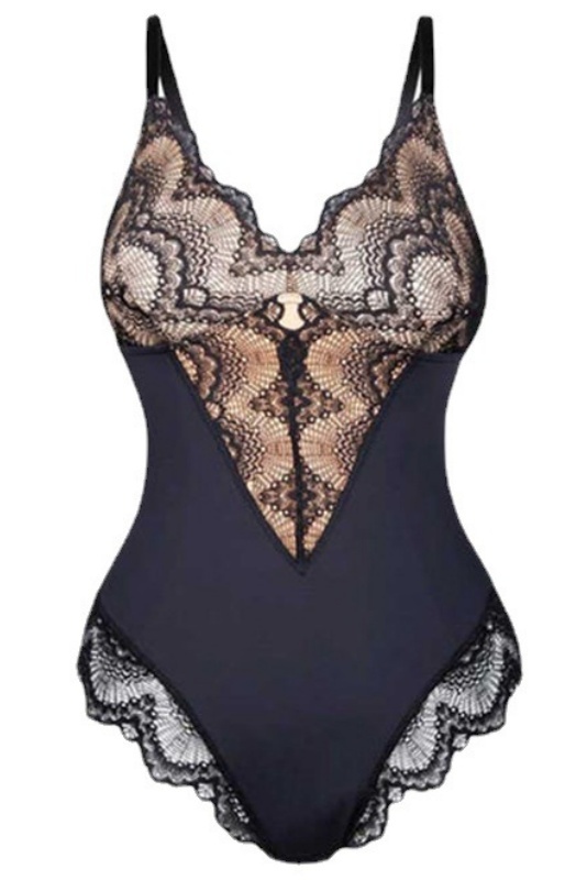 Women's Lace Shapewear Bodysuit Waist Body Suit