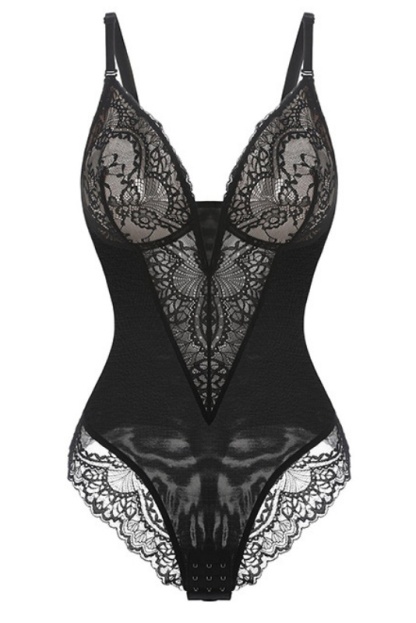 Women's Lace Shapewear Bodysuit Waist Body Suit