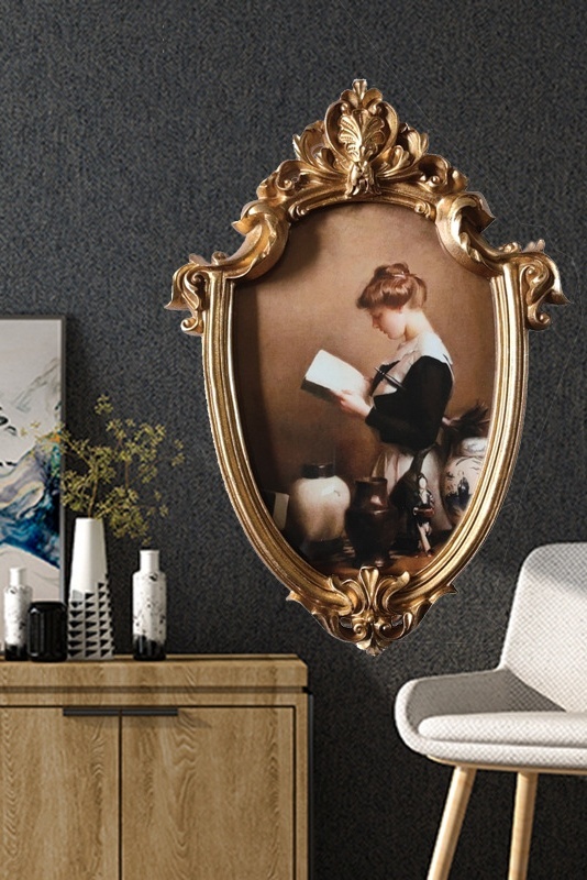 Vintage Photo Frame Retro Home Art Frame Hanging Painting