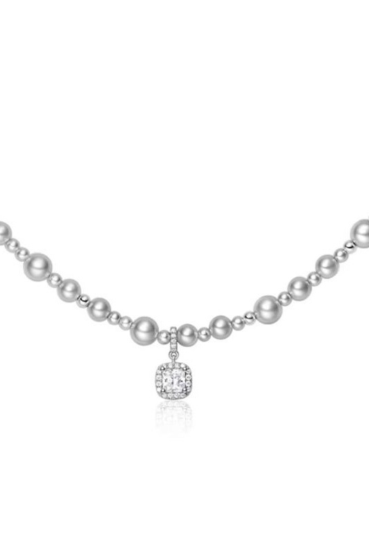 Bride Necklace Choker Earrings  Imitation Pear For Weeding