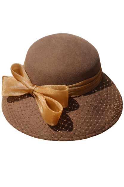 Weeding Wool Bucket Hat Mesh Hats for Women 