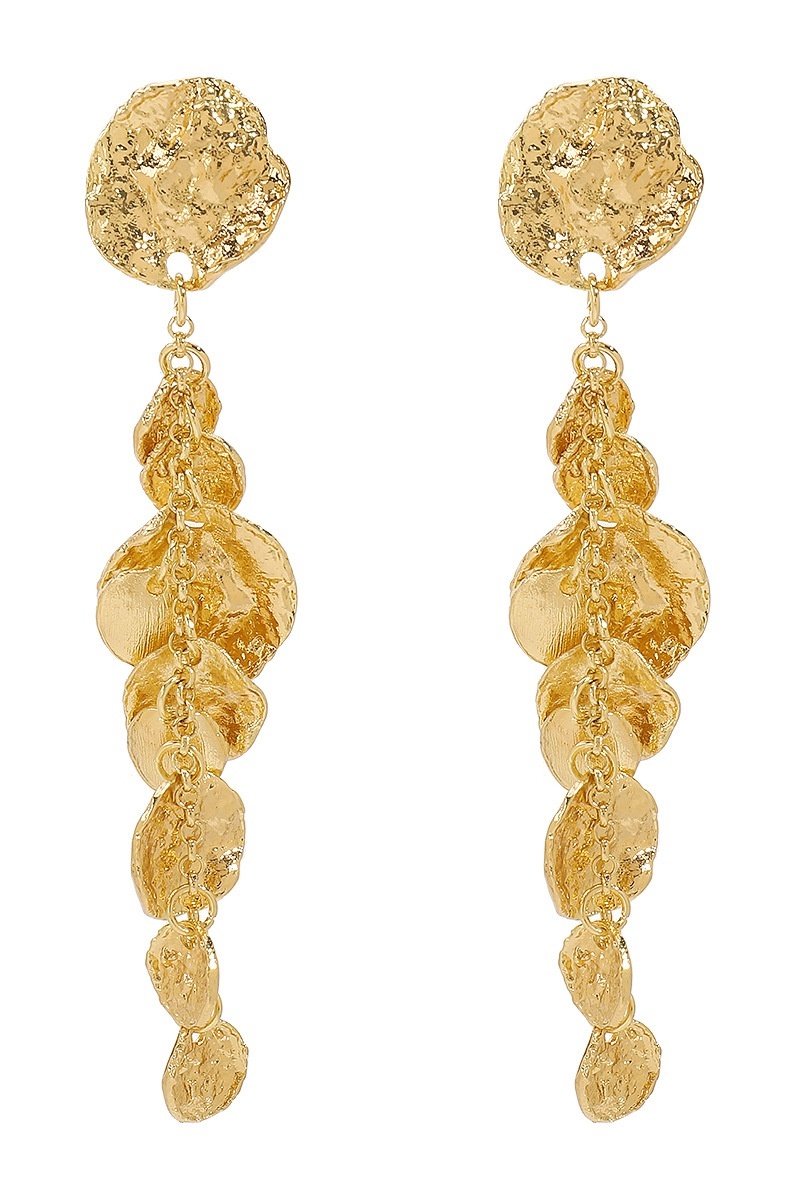 Golden Geometry Earrings