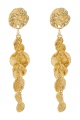 Pendientes de geometría dorada