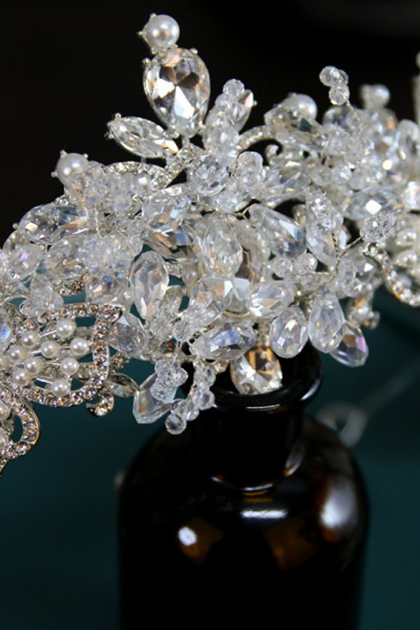 Flower Bridal Headbands Wedding Headpieces Hair Bands Jewelry Hair Accessories for Women Brides