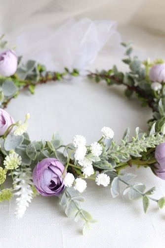 Rose Flower Crown Leaves Classic Headband Fairy for Bridal 