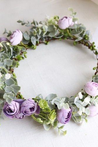 Rose Flower Crown Leaves Classic Headband Fairy for Bridal 