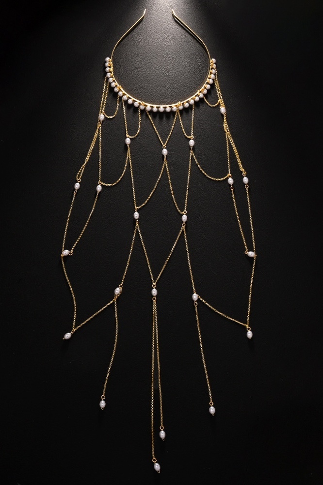 Tassel Headband Wedding Hair Jewelry Headpiece Bridal Hair 