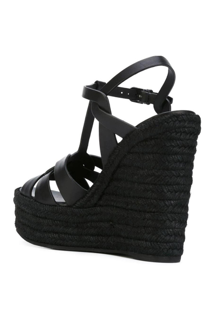 Women's Hemp Rope Platform High Heeled Sandals Vacation Shoes