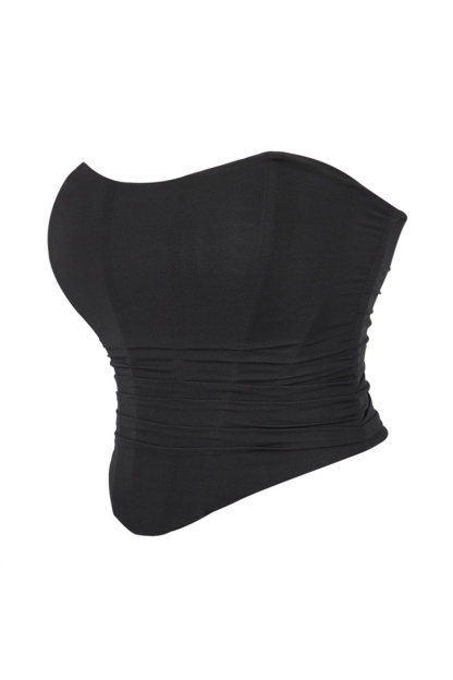 Party Shapewear Coffee Corset Trim Boned 