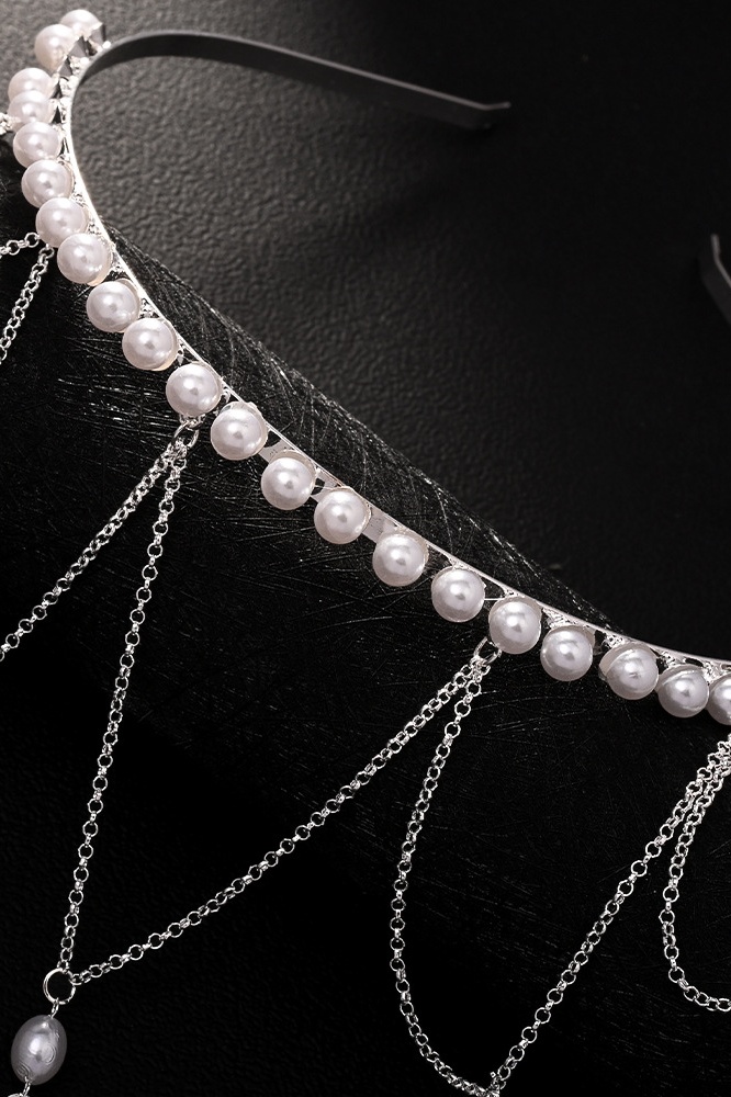 Tassel Headband Wedding Hair Jewelry Headpiece Bridal Hair 