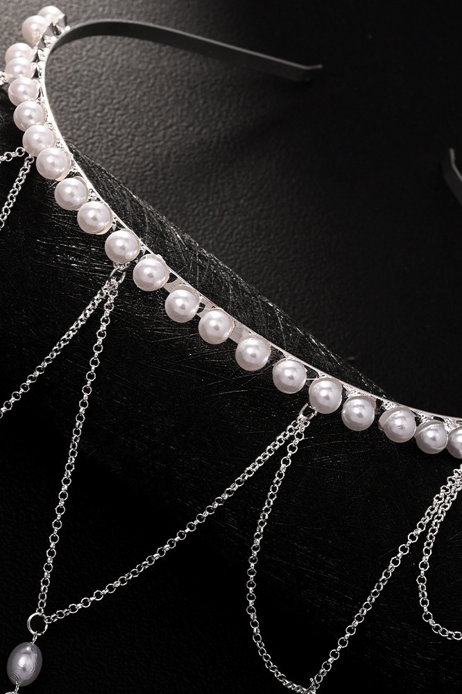 Tassel Headband Wedding Hair Jewelry Headpiece Bridal Hair 