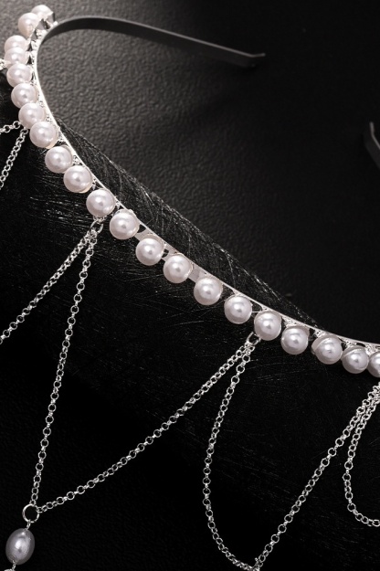 Tassel Headband Wedding Hair Jewelry Headpiece Bridal Hair 