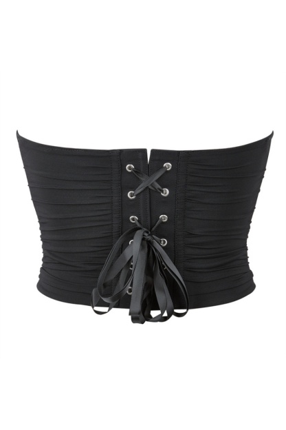 Party Shapewear Coffee Corset Trim Boned 