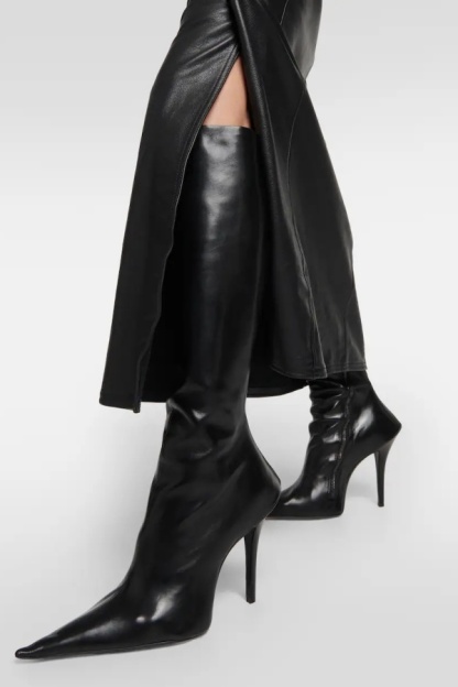 Knee High Boots Women Pointed Toe Tall Boots