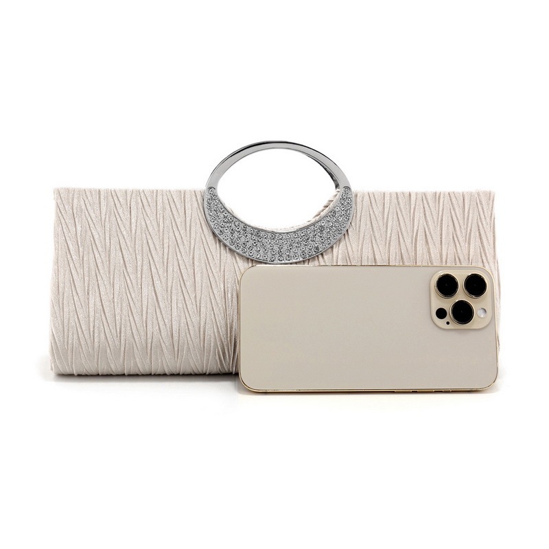 Envelope Party Bag Ruched Chain Handbag