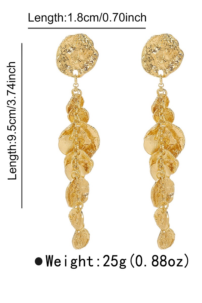 Golden Geometry Earrings 