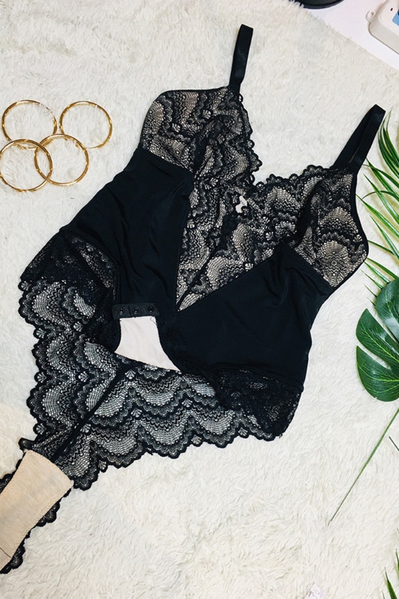 Women's Lace Shapewear Bodysuit Waist Body Suit