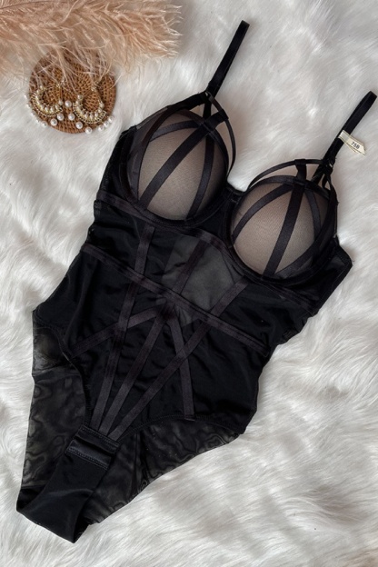 Women's Lace Shapewear Bodysuit Waist Body Suit