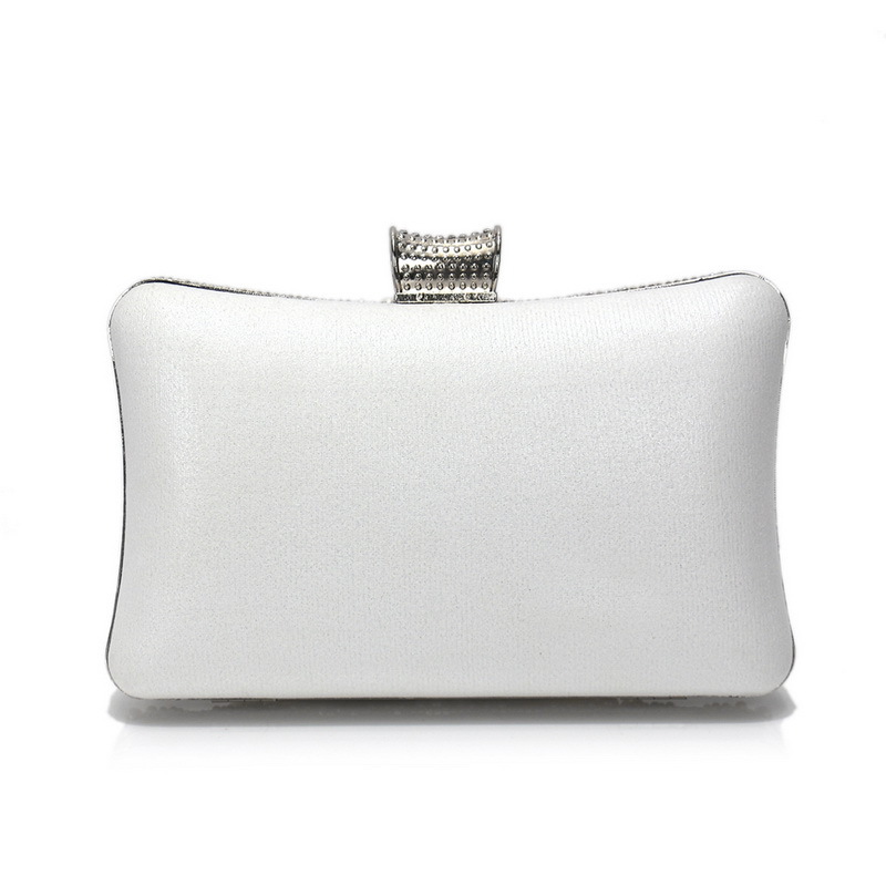 Imitation Pearl Diamond-Studded Party Bag Shiny Chain Handbag