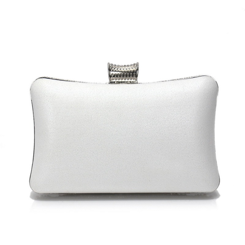 Imitation Pearl Diamond-Studded Party Bag Shiny Chain Handbag
