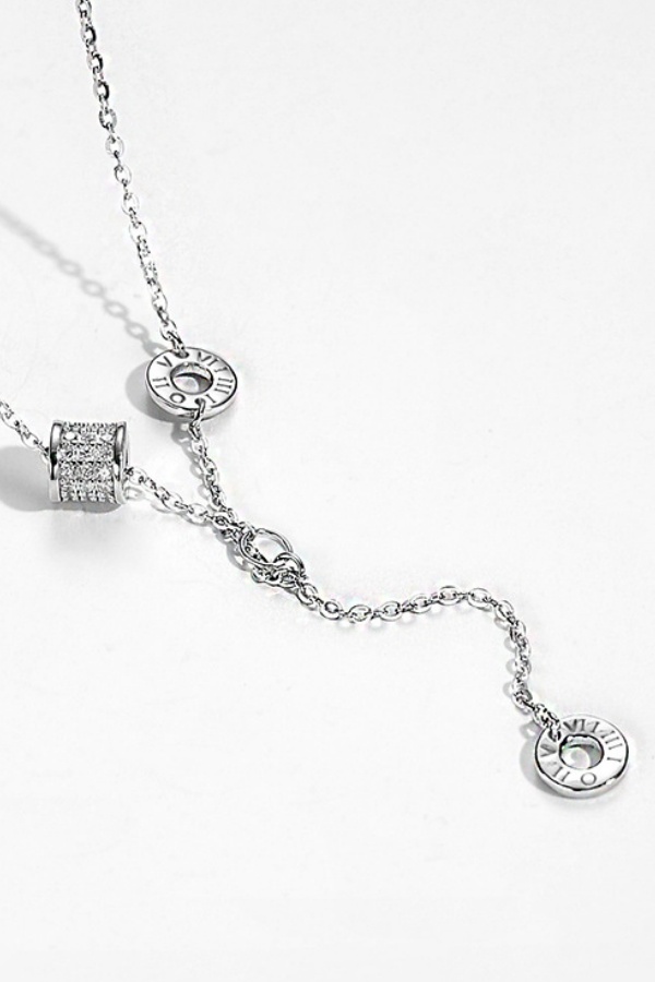 Dainty Simple Pendant Necklace for Women Geometry Wedding Necklace for Bride 