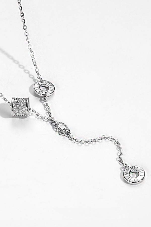 Dainty Simple Pendant Necklace for Women Geometry Wedding Necklace for Bride 