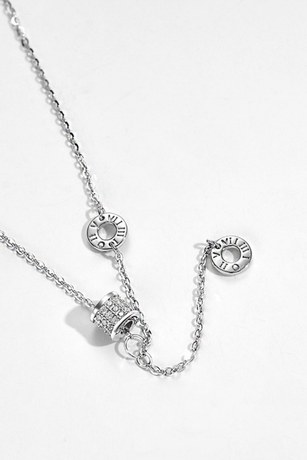 Dainty Simple Pendant Necklace for Women Geometry Wedding Necklace for Bride 