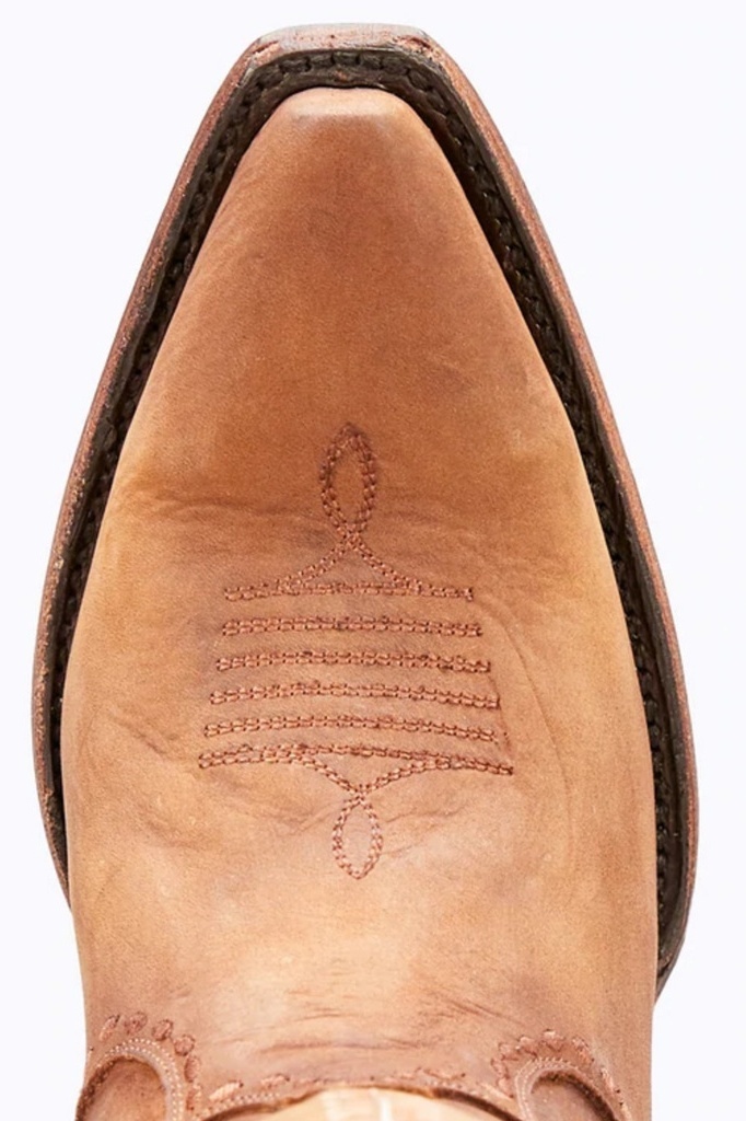 Women Low Heel Pull On Western Boots Square Toe Cowboy Cowgirl Mid Calf Boots