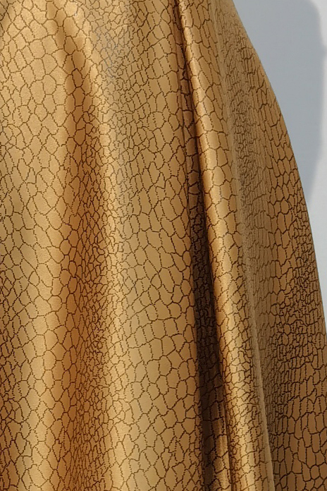 Evening Formal Gown Elegant Maxi Prom Dress Gold Ball Gown Dress