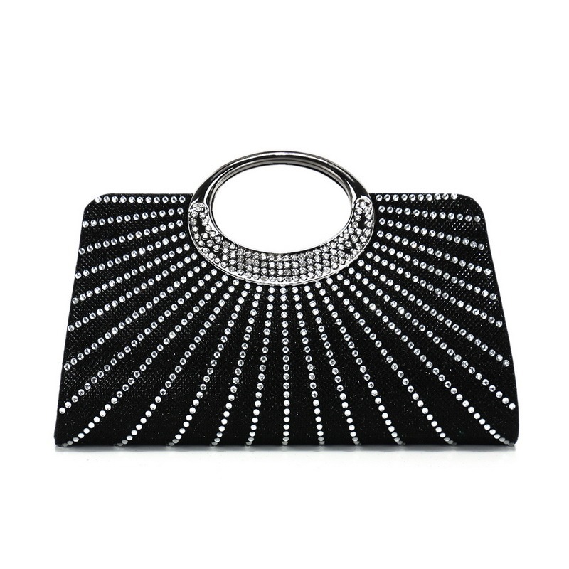Diamond-Studded Bag Shiny Chain Handbag