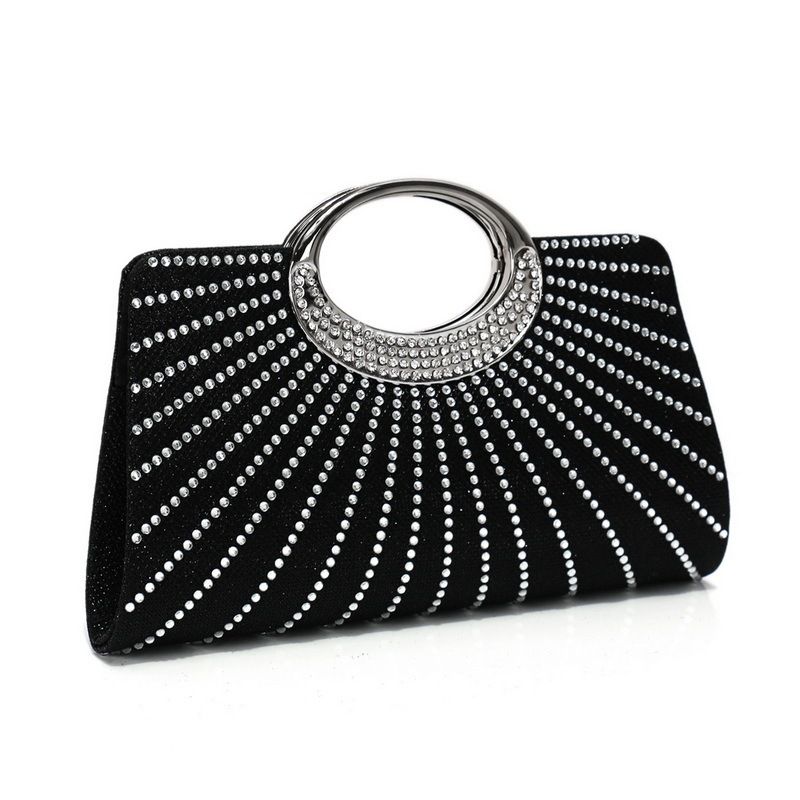 Diamond-Studded Bag Shiny Chain Handbag