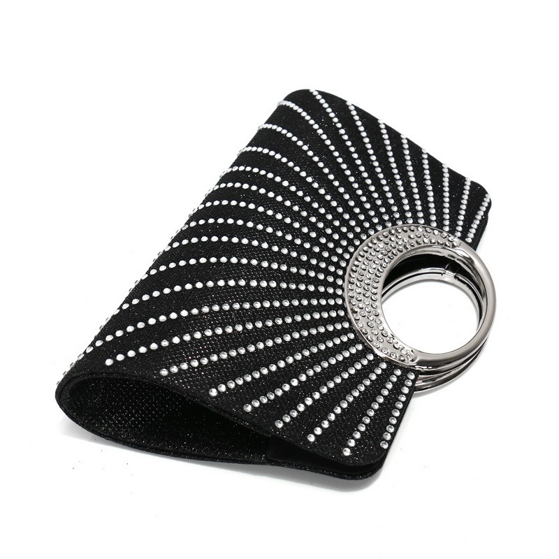Diamond-Studded Bag Shiny Chain Handbag