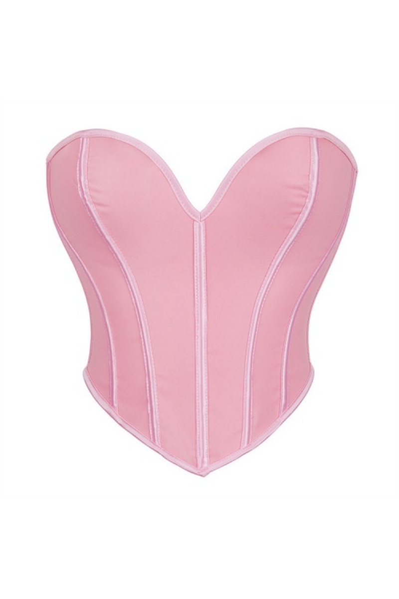 Party Shapewear Rose Corset Trim Boned 