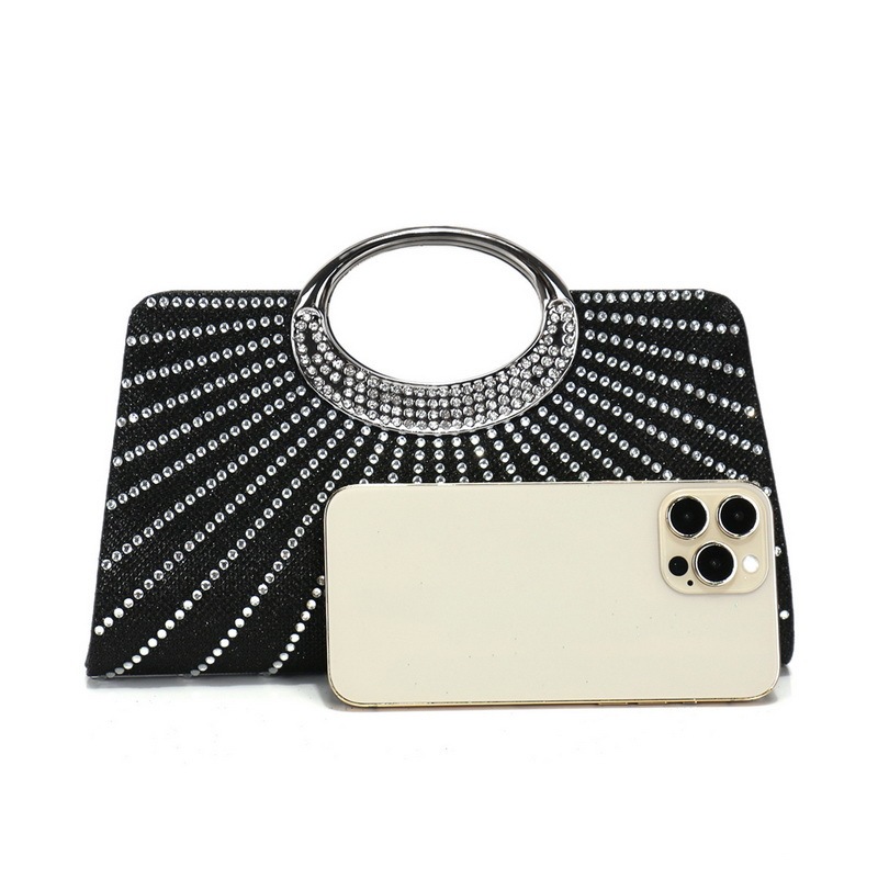 Diamond-Studded Bag Shiny Chain Handbag