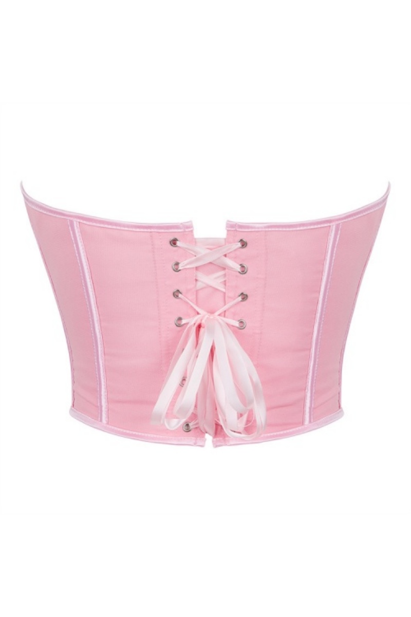 Party Shapewear Rose Corset Trim Boned 