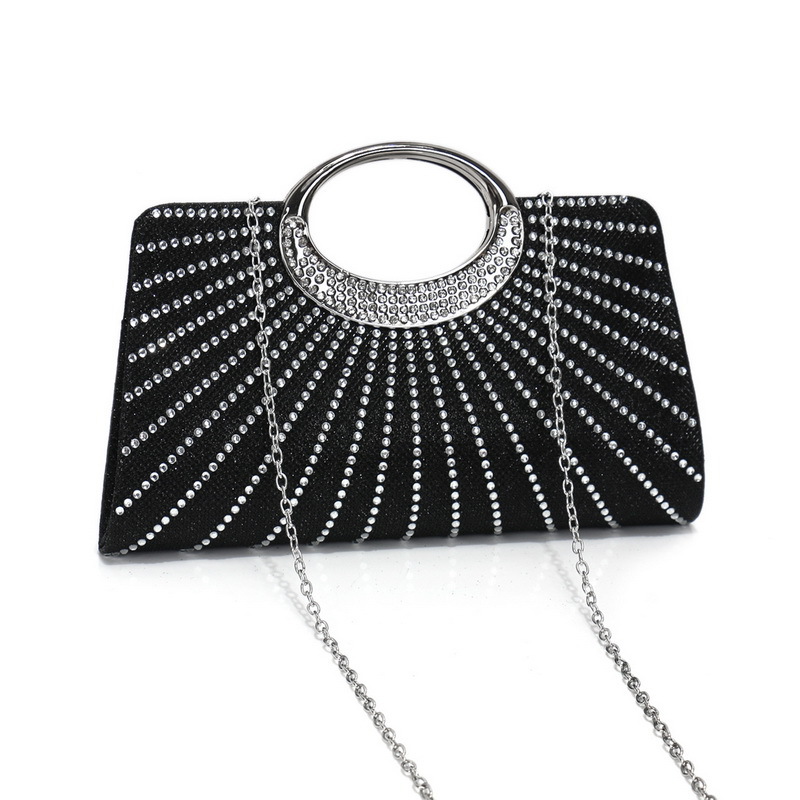 Diamond-Studded Bag Shiny Chain Handbag