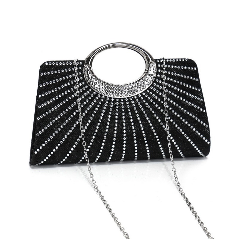 Diamond-Studded Bag Shiny Chain Handbag