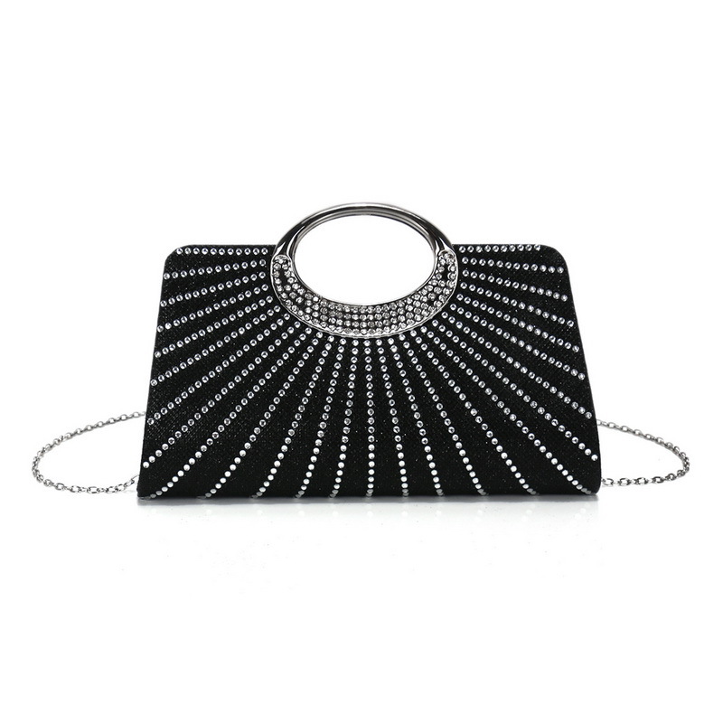 Diamond-Studded Bag Shiny Chain Handbag