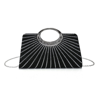 Diamond-Studded Bag Shiny Chain Handbag