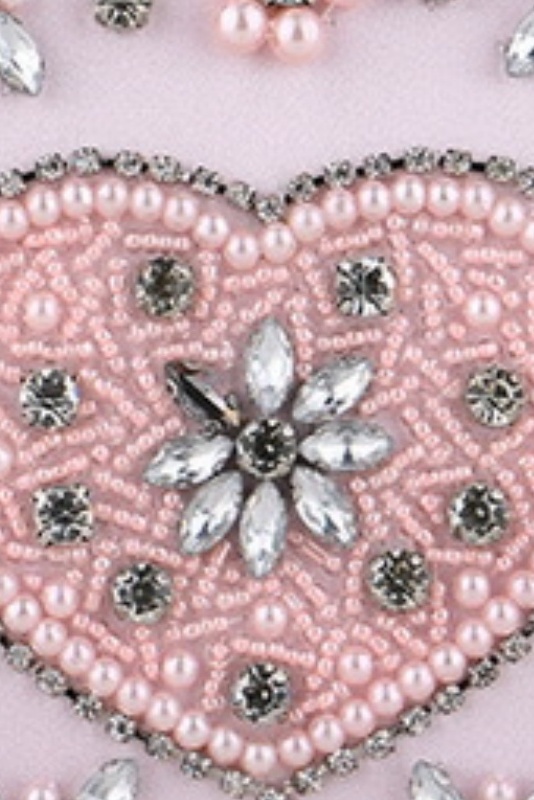 Diamond-Studded Party Bag 3D Floral Chain Handbag