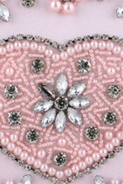 Diamond-Studded Party Bag 3D Floral Chain Handbag