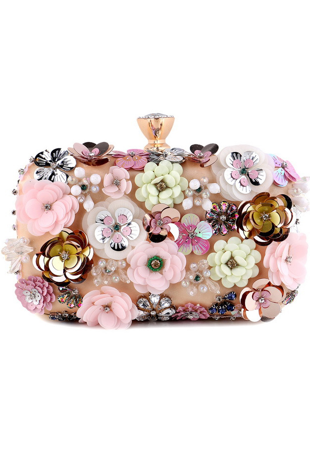 3D Floral Party Evening Bag Handbag