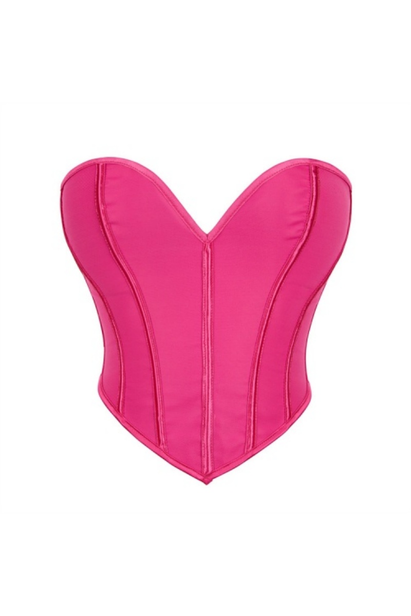 Party Shapewear Rose Corset Trim Boned 