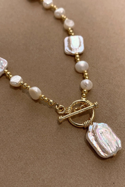 Bride Necklace Choker Earrings Baroque Imitation Pear For Weeding