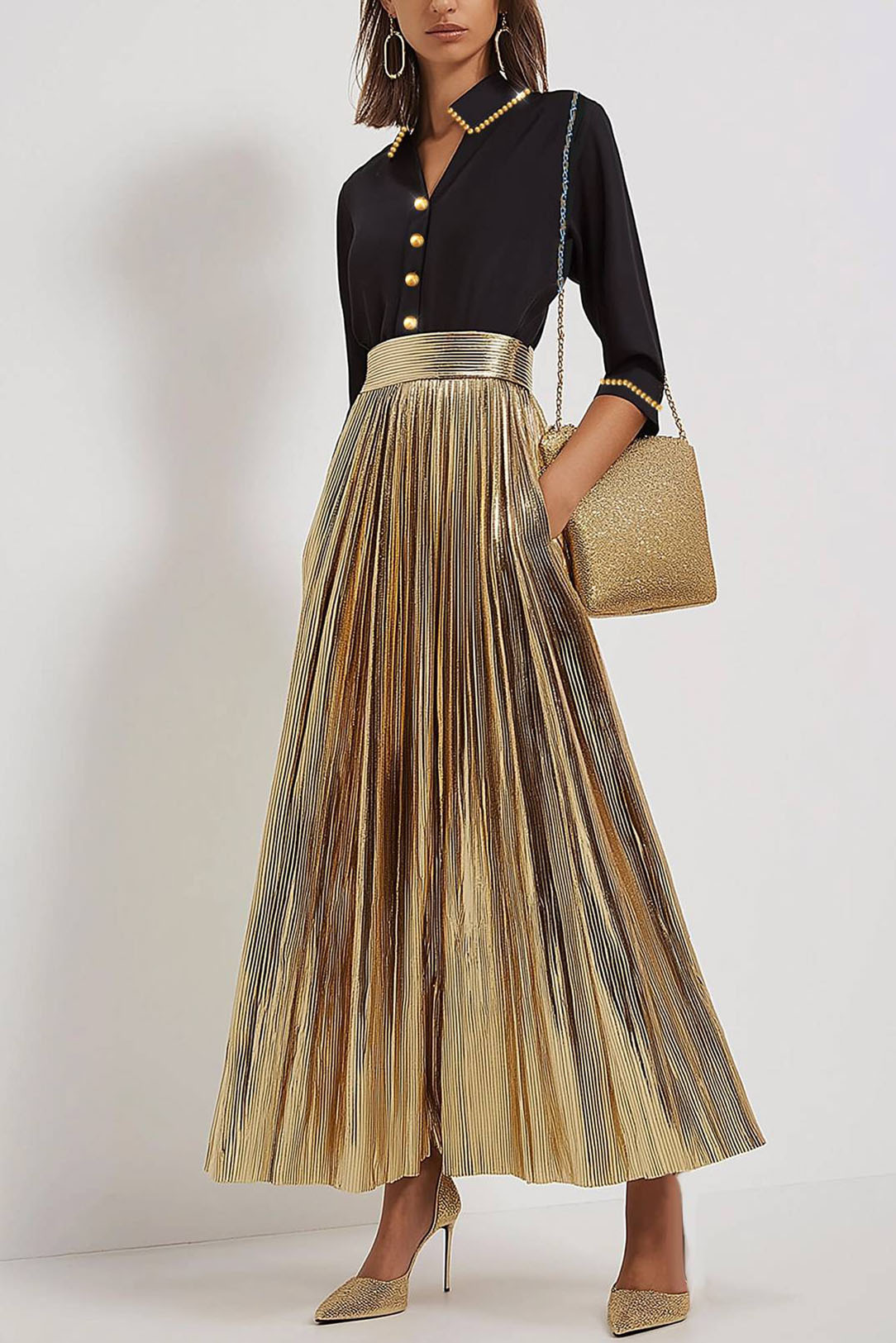 Formal Work Party Boat Neck Royal Blue Sleeveless Belted Slit Midi Dre