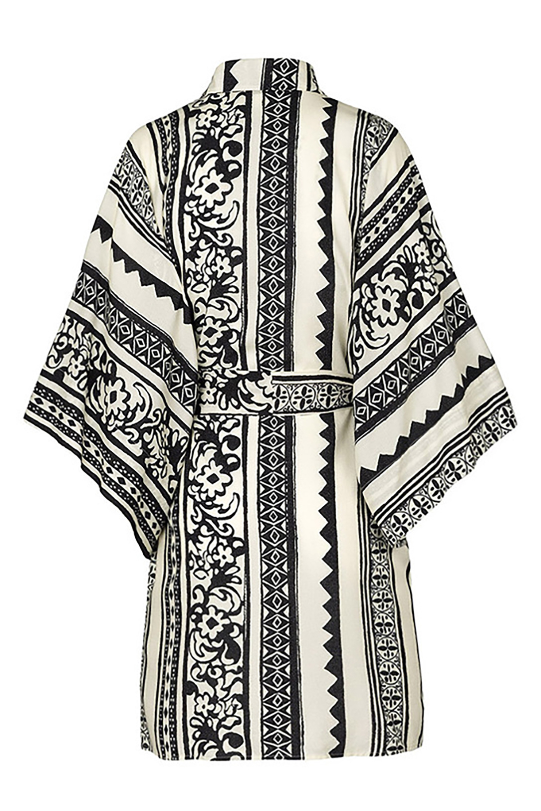 Ethnic Style Halter Neck Lace One-Piece Swimsuit Long Sleeve Cover-Up